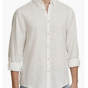 New with tags Scotch & Soda Linen Button Down Shirt